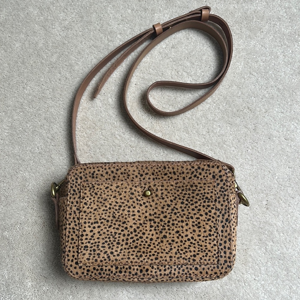 Madewell Leopard Print crossbody bag